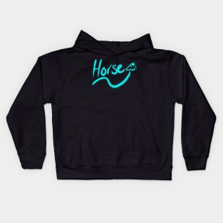 Glow Horse Kids Hoodie